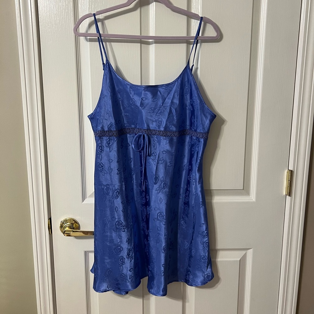 Vintage Blue Slip Dress